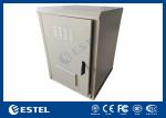 Floor Standing Cabinets With Fan For Ventilation , Telecom Battery Cabinet OEM