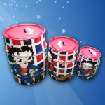 Paintable Gift Tin Cans Waterproof Christmas Cylinder