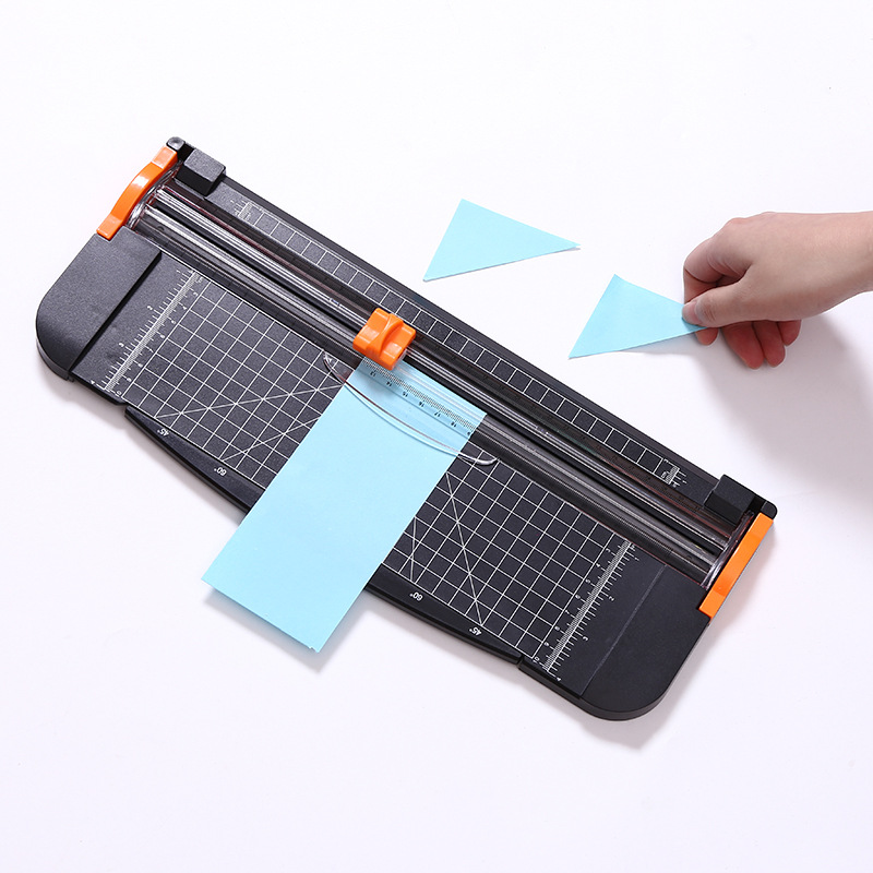 15 Sheet Capacity A4 Mini Paper Cutter Ideal for Home and Office in Black White or Rose