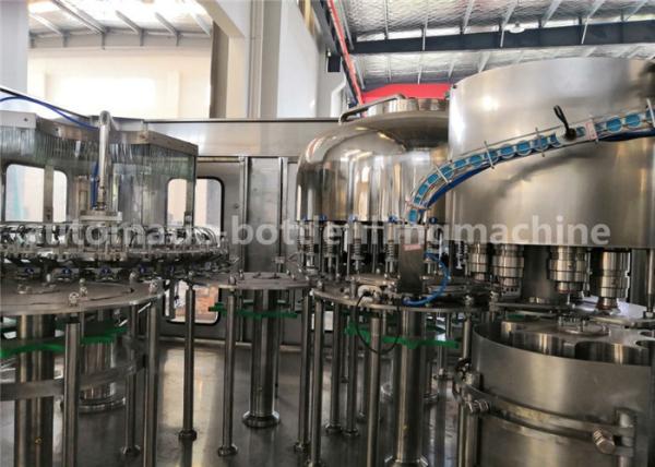 Rotary 3 In 1 Drinking Water Fully Automatic Bottle Filling Machines Complete