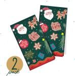 Christmas Tablecloth Plastic Jumbo Disposable Table Cover with Colorful Design