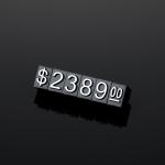 Retail Shops price cube tag