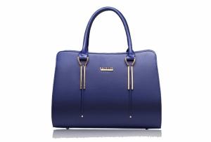 Wholesale Waterproof Zippered Leather Tote Bags Solid Hand Holder Big Size With Pendant from china suppliers