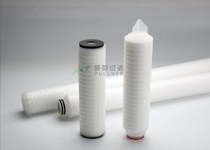 Wholesale 0.22um Pharma Filters PES Pleated Filter Element High Purity Water Rinse from china suppliers