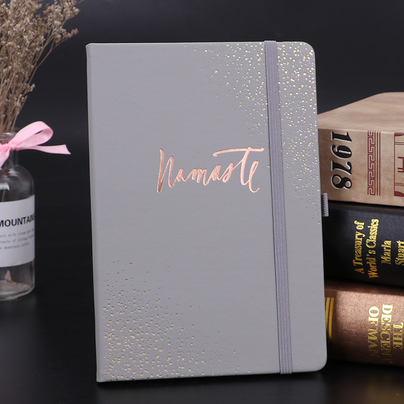 Eco friendly Hardcover Round Spine Notebook Printing Greenstuf Paper 80-300gsm Offset Print