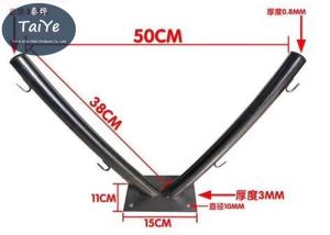 Wholesale Durable SS304 Barbed Wire Fence Brackets Round Tube Type Used On Fence Or Wall from china suppliers