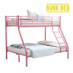 Twin Over Twin Steel Bunk Beds Easy Assembly With Removable Ladder