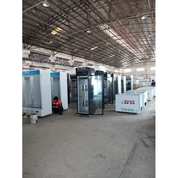 Showcase Vertical Ice Cream Display Freezer Upright 604L Automatic Defrosting