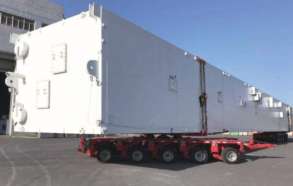 Durable Load Capacity Spmt Modular Truck Trailer Cross Arm Type Suspension