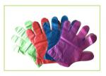 Polyethylene Disposable Plastic Hand Gloves Customzied Color For Food Serving