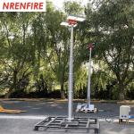 Fire Truck Mounted 6m pneumatic telescopic mast 4x180W LED Lights