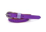 Colorful Thin 1.8cm Womens Genuine Leather Belt For Jeans