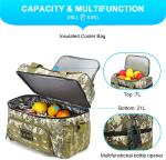 Cute Insulated Cooler Tote Bag Beach Beverage Sport Camping Freezer 15X10X10"
