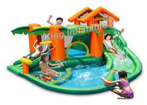 Wholesale Tropical Play Center Jump Castle / Inflatable Water Slide For Kids In Summer from china suppliers