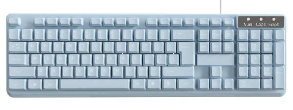 104-key Layout Carbon Film Keys 376g Waterproof HIPS Material Plug-and-play USB