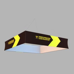 Wholesale 60&quot;X 48&quot; Aluminum Tension Fabric Vertical Trade Show Hanging Banner Suqare Round from china suppliers