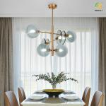 Iron Glass Modern Pendant Light Indoor Bedroom Nordic Decoration