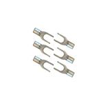 Cold Pressed Non Insulated Spade Terminal TU Naked Brass U Shape Cable