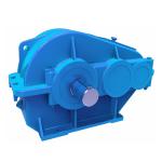 Cylindrical Crane Duty Gearbox Helical Bevel Gear Reducer JZQ 350 850