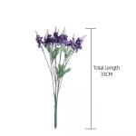 2025 Artificial Lavender Flower Bouquet 10 Heads Artificial Silk Lavender Bushes