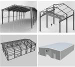 Hot Rolled Welded H Light Steel Prefab House Custom Color Long Service Life