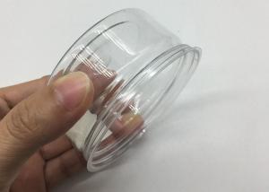 Wholesale 28mm Height Clear Plastic Cylinder With Peel Off Lid For Nuts , Coffee from china suppliers