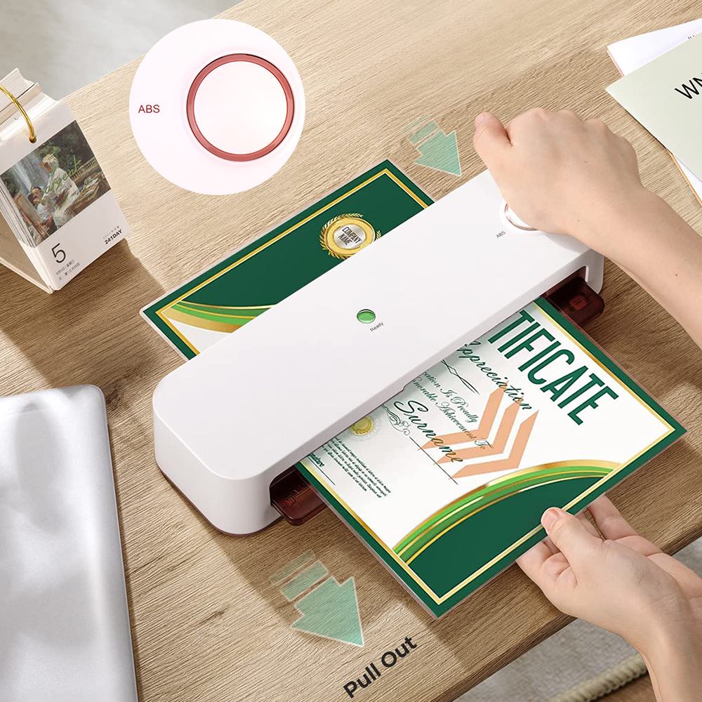 3"/5"/6"/7"/8"/A4 Laminator for Office Small Desktop Paper Photo PVC Lamination Machine