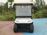 White Color 70km-110km Electric 4 Seater Golf Cart 27mph-35mph Custom