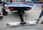 Green Platform DFAC Duolika 5000 KG Flatbed Tow Truck EQ1081 , White Cab