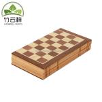 International wooden chess board