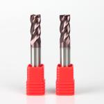 1-20mm Solid Carbide 1 MM End Mill Cutter 4 Flute TiAlN Coating Feature Standart