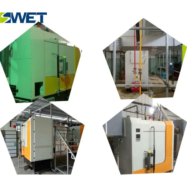 Biomass Fuel Industrial Steam Boiler Quick Loading 300kg Once Through