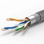 1000FT Cat5e SFTP LSZH Jacket 24AWG 100MHz Gray Ethernet Cable