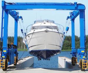Wholesale 5m/Min Marine Traveling Lift Boat Hoist Yacht Crane 5 - 1000 Ton Capacity from china suppliers