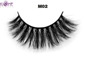 Wholesale 3D 100% Hand-made Natural Look Fur Fake Eye lashes for Makeup 1 pair package from china suppliers