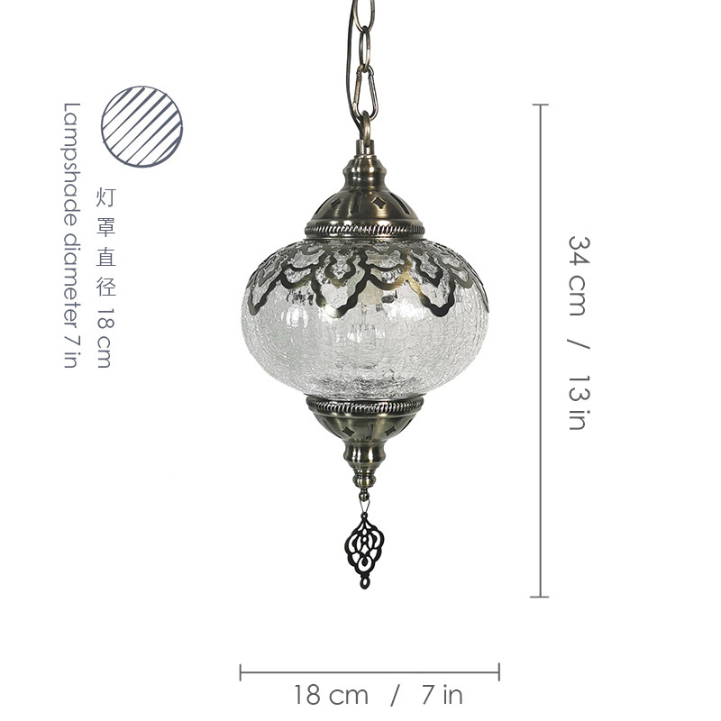Newest style Turkish ethnic customs handmade Mosaic lamp romantic cafe restaurant bar tree Pendant light(WH-DC-19)