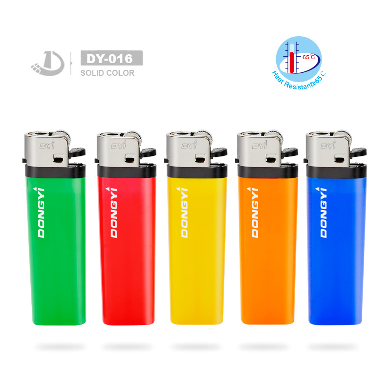 Normal label Colorful Refillable Fint Gas Lighter with ISO9994 Certificate
