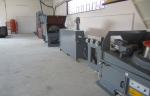 Vertical Belt Grinder Welding Rod Polishing Machine , Electric Surface Grinding