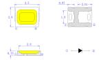 Brightest SMD LED Chip 2835 9v 0.5w 80-85lm