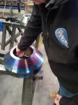 ASME B16 Gr1 Threaded Pipe Flange , Drilled Titanium Pipe Flange