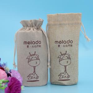 Wholesale Heat Preservation Pot Package Round Bottom Jute Drawstring Pouch from china suppliers