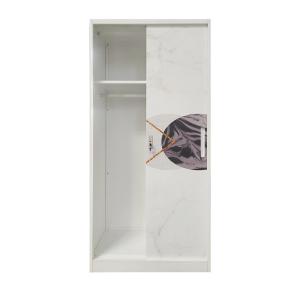 Wholesale Customization Modern Two Door Metal Closet Clothing Storage Closet Anti Corrosion from china suppliers
