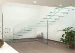 Building Floating Steps Staircase Glass Balustrade Stairs Extremely Aestheticall