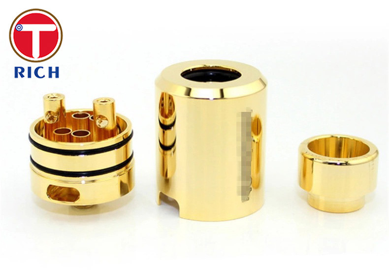 Micro Machining Brass Electrical Parts CNC Brass Parts Electroplating Barrel Plating Processing