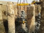 300 ~ 1050 mm Pile dia pile breaker machine 135mm Crowd stroke TYSIM KP315A
