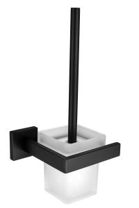 Wholesale Toilet Brush 83107 -Square Black &amp;Stainless steel 304&amp;Brush&amp;glass &amp; Bathroom Accessories&amp;kitchen,Sanitary Hardware from china suppliers