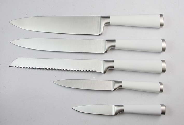 Different Size Custom Made Kitchen Knives With Soft Handle for cut food