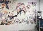 120w 18m2/h 720*1080dpi Wall Mural Printing Machine