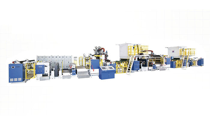 Duplex Co Extrusion Coating Lamination Line 200m / Min 1450mm