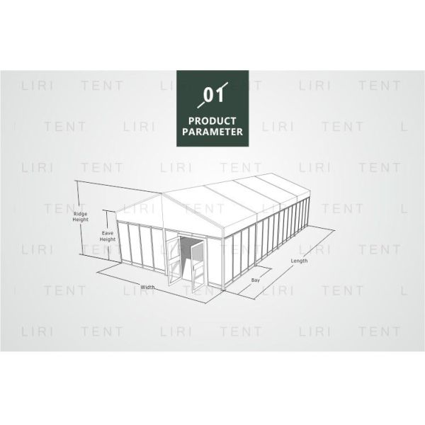 Aluminum Large Luxury Wedding Tents Waterproof PVC Party Marquee